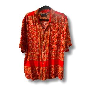 All Saints Short Sleeve Button Up